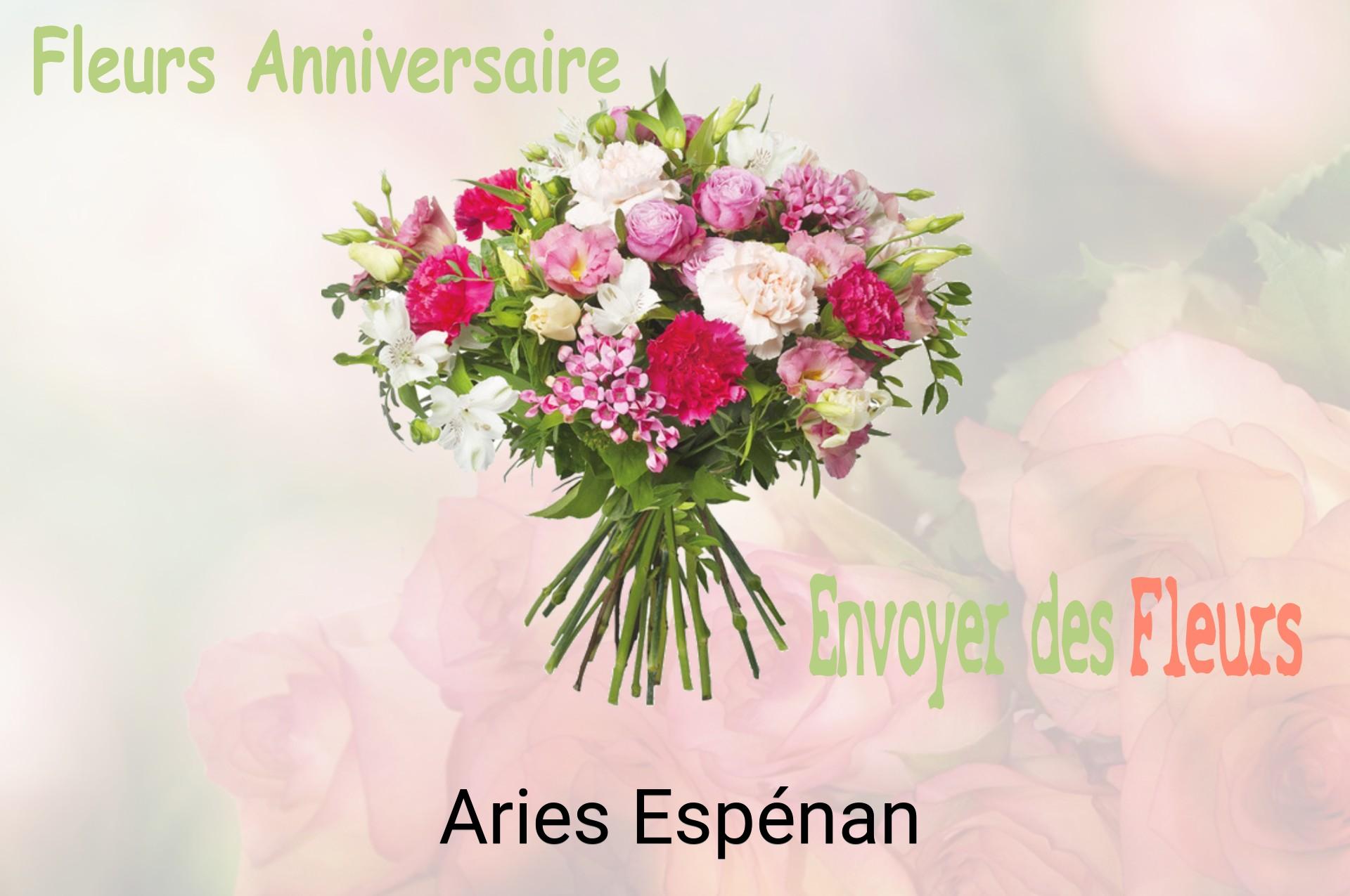 Bouquet de fleurs d’anniversaire livré à Aries-Espénan